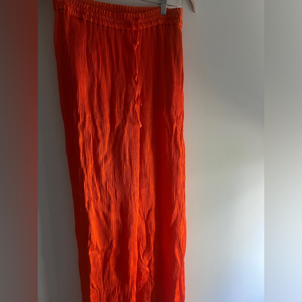 COS bright orange pants
